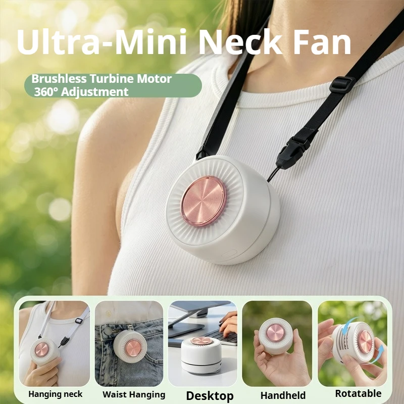 Y49 Clip-on Mini Portable Fan, Adjustable Temperature, Effective Cooling, Long Battery Life and Suitable for Multiple Scenarios