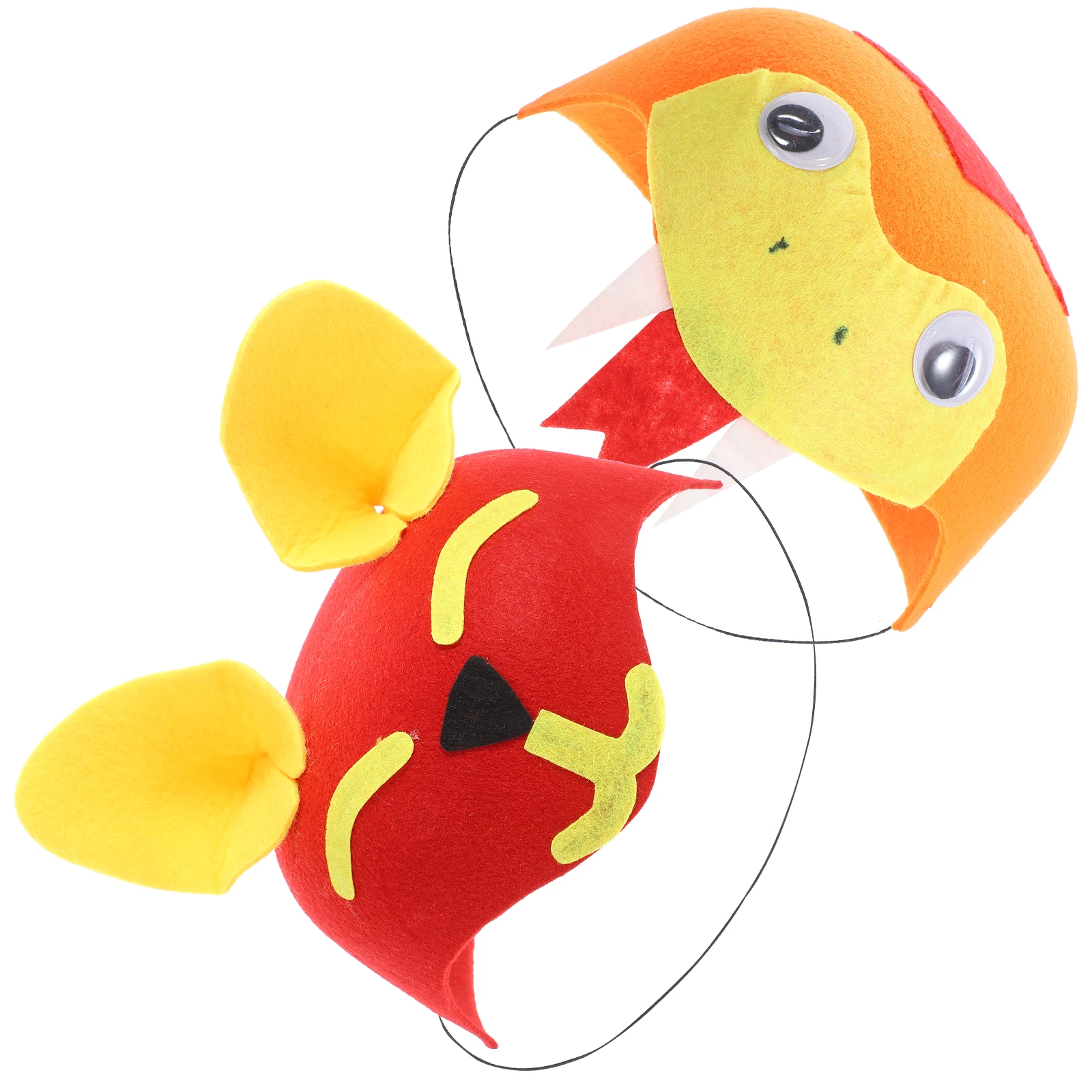 2pcs Creative Halloween Hat Snake Fox Design Premium Fabric Comfortable Easy On Off Party Supplies For Kids Cosplay Stage