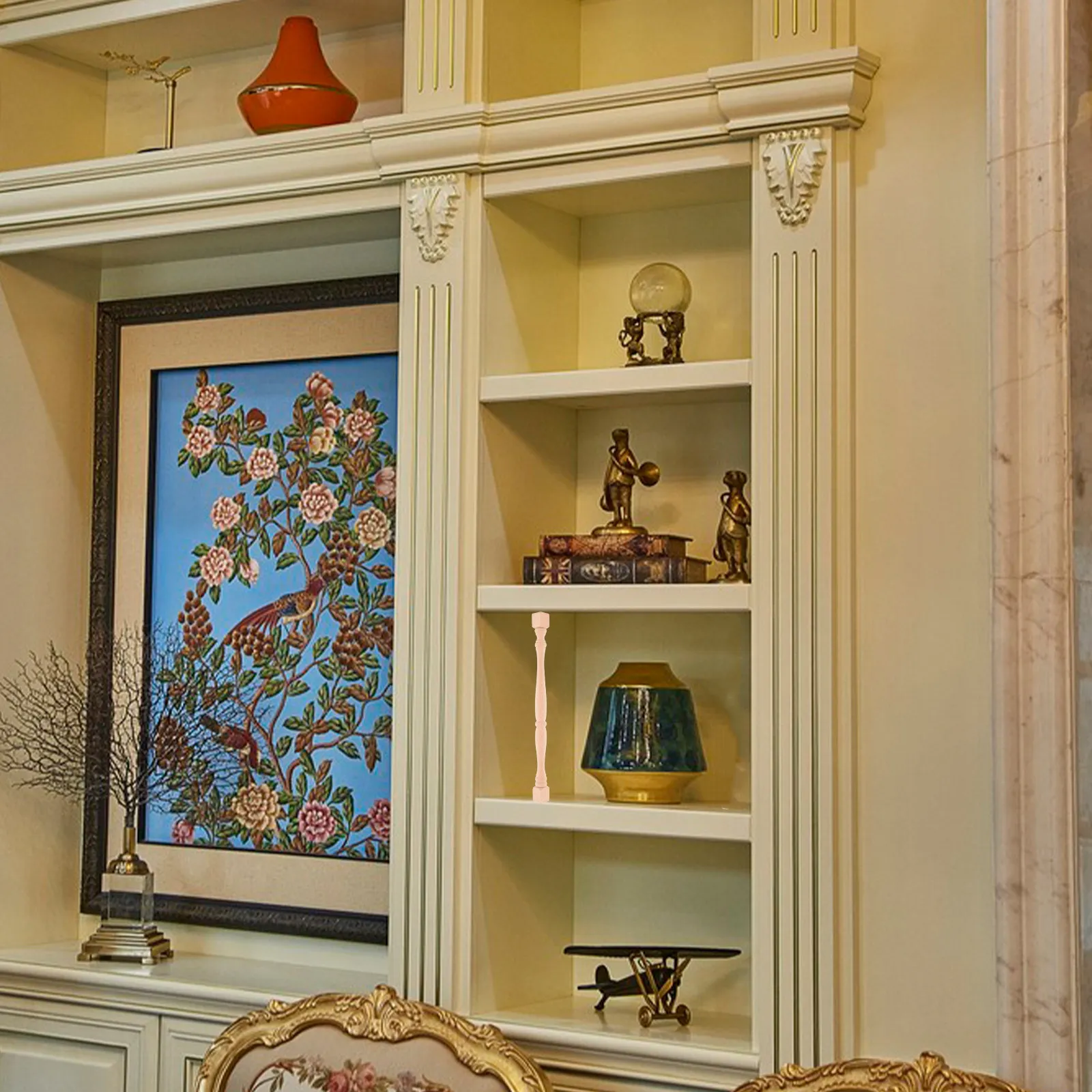 

Wooden Spindle Unique Design Decorative Baluster for Staircase Cabinets Fences Furniture Post Wood Balusters Carving Post Indoor