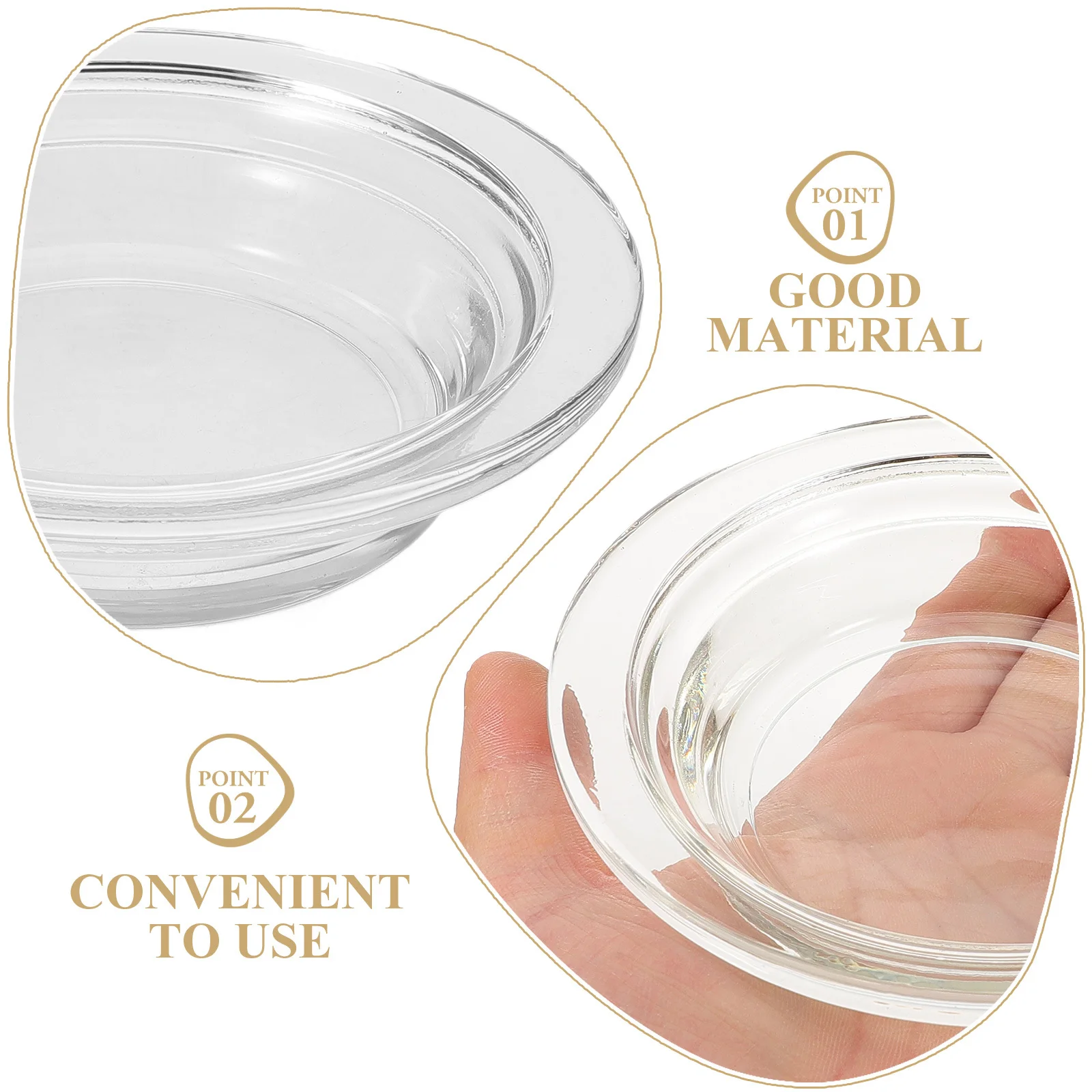 

Wax Melt Warmer Dish Transparent Glass Plate for Essential Oil Heater Aromatherapy Diffuser Leak Proof Replacement Fragrance