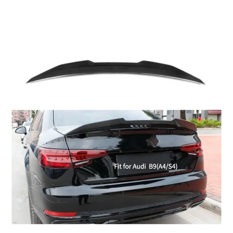 

Dry Carbon Fiber PSM Style Rear Wing Spoiler Rear Trunk Lip Tail Ducktail for A4 S4 A5 B9 2017+