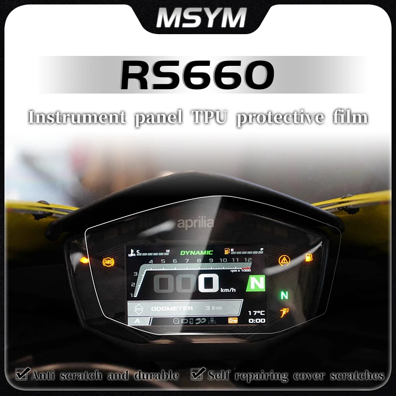 

For Aprilia RS660 RS 660 Motorcycle Instrument Scratch Cluster Screen Protection Film Dashboard Screen Protector Accessories