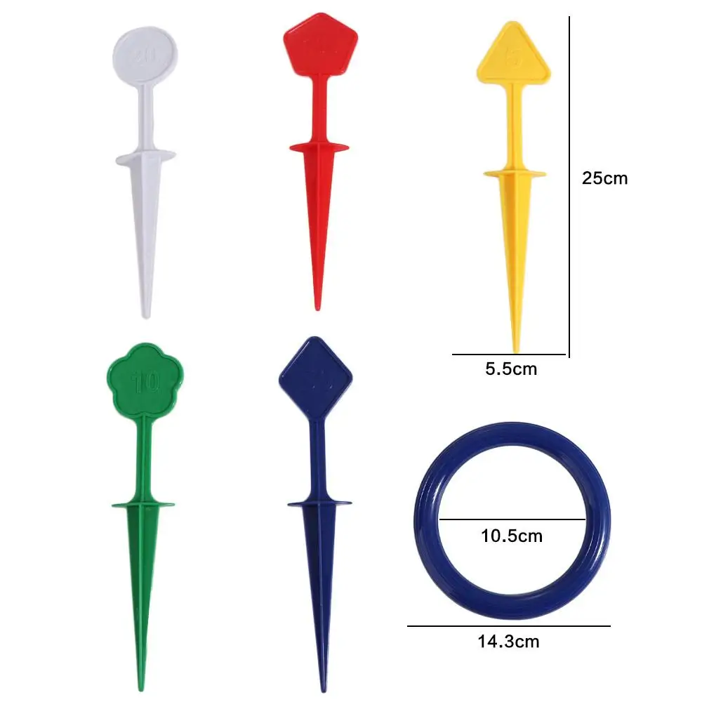 สัตว์โยนวงกลมเกมเด็กสนุกเกม Hoop โยนของเล่นการ์ตูนพลาสติก Ferrule ซ้อนของเล่นในร่มกลางแจ้ง