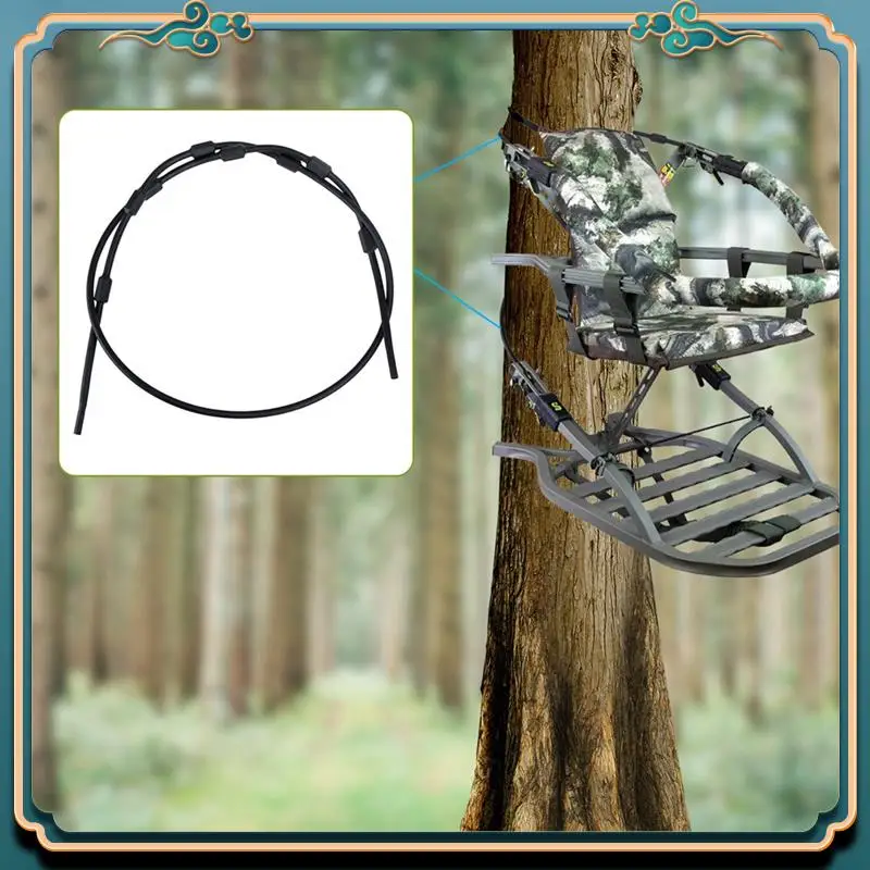 

Treestands 1Pair Of Replacement Cables For Climbing Treestands,Replacement Tree Stand Cables, Durable Steel 5.77FT Easy Install