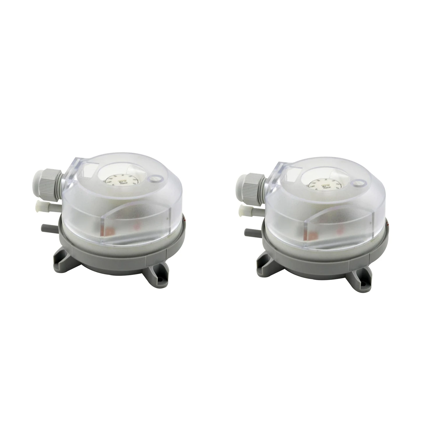 

ABPQ-2 Pcs Air Differential Pressure Switch 1K-5Kpa Adjustable Micro- Pressure Air Switch & 50-500Pa & 30-300Pa