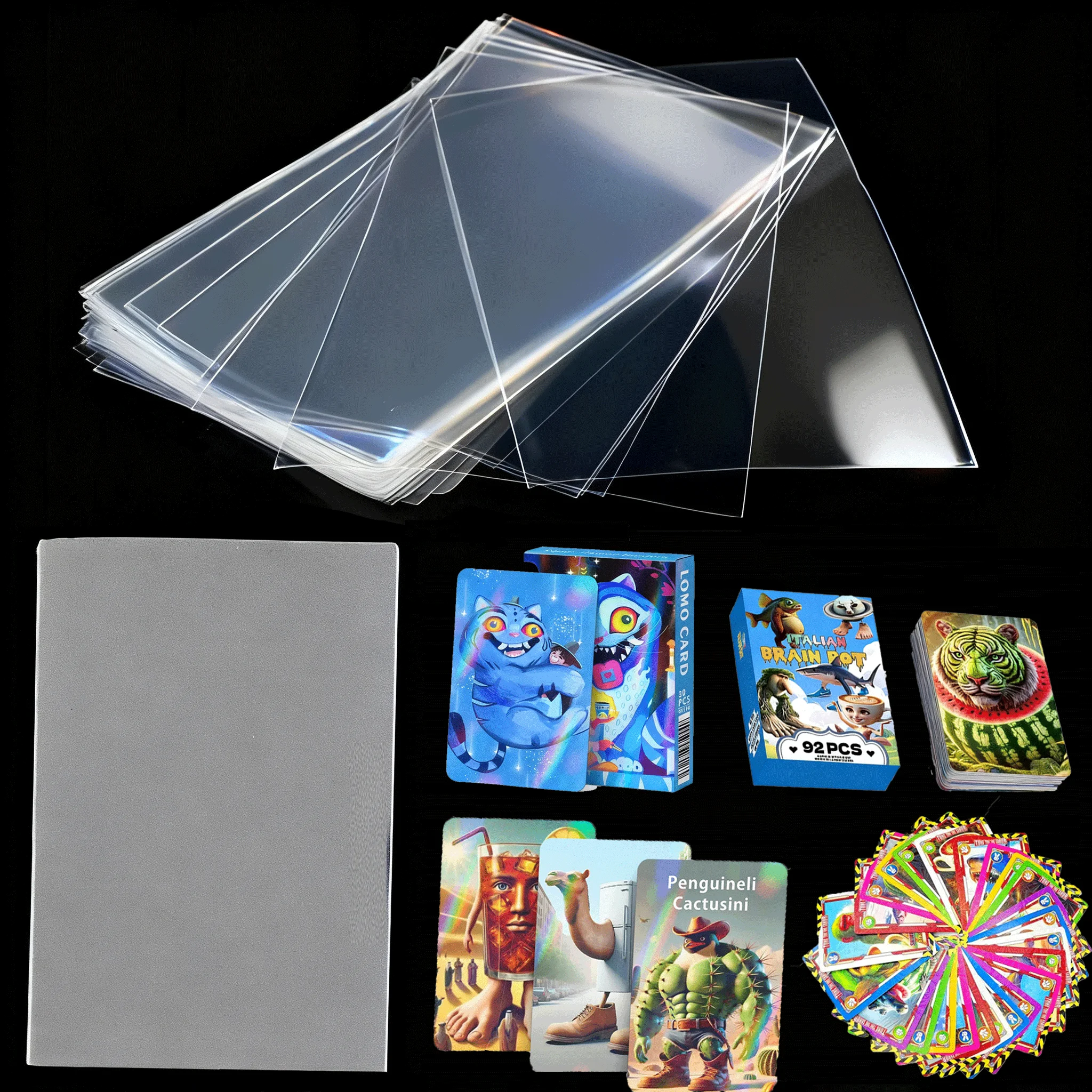 300PCS Transparent … - image