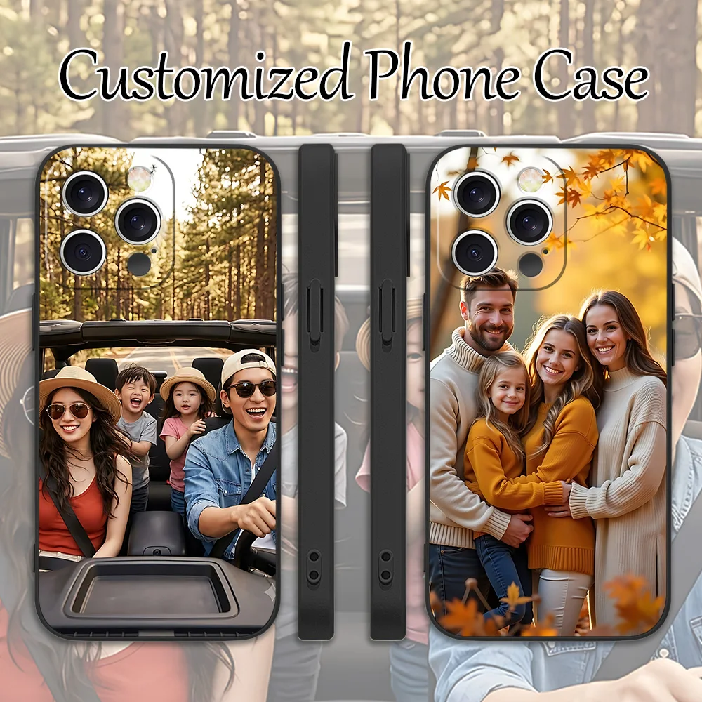 DIY Photo Customized Phone Case For Samsung Galaxy S26 S25 S24 S23 S22 Note 20 10 Edge Lite Ultra Plus FE 4G 5G parent-child
