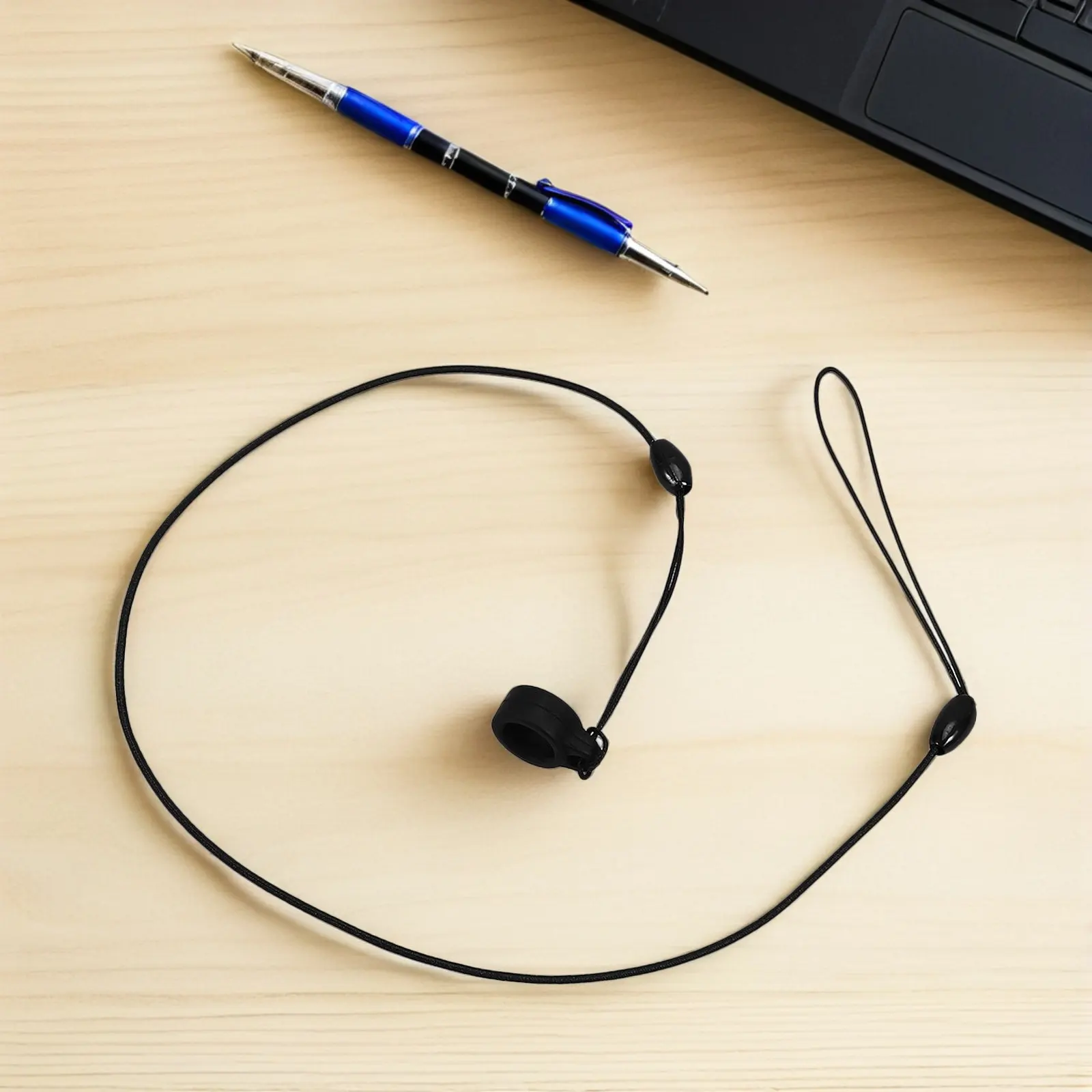 12Pcs Pen Leash Silicone Elastic Stylus Lanyard Signature Pen Tether Cord Anti-Lost Strap for Office School Bank Use