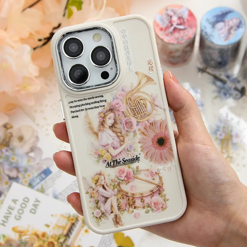 ملصقات شريطية من ميلوديك فيري لاند PET - لفة واشي ذات طابع مقطوع لتزيين المجلات والمخطط بنفسك