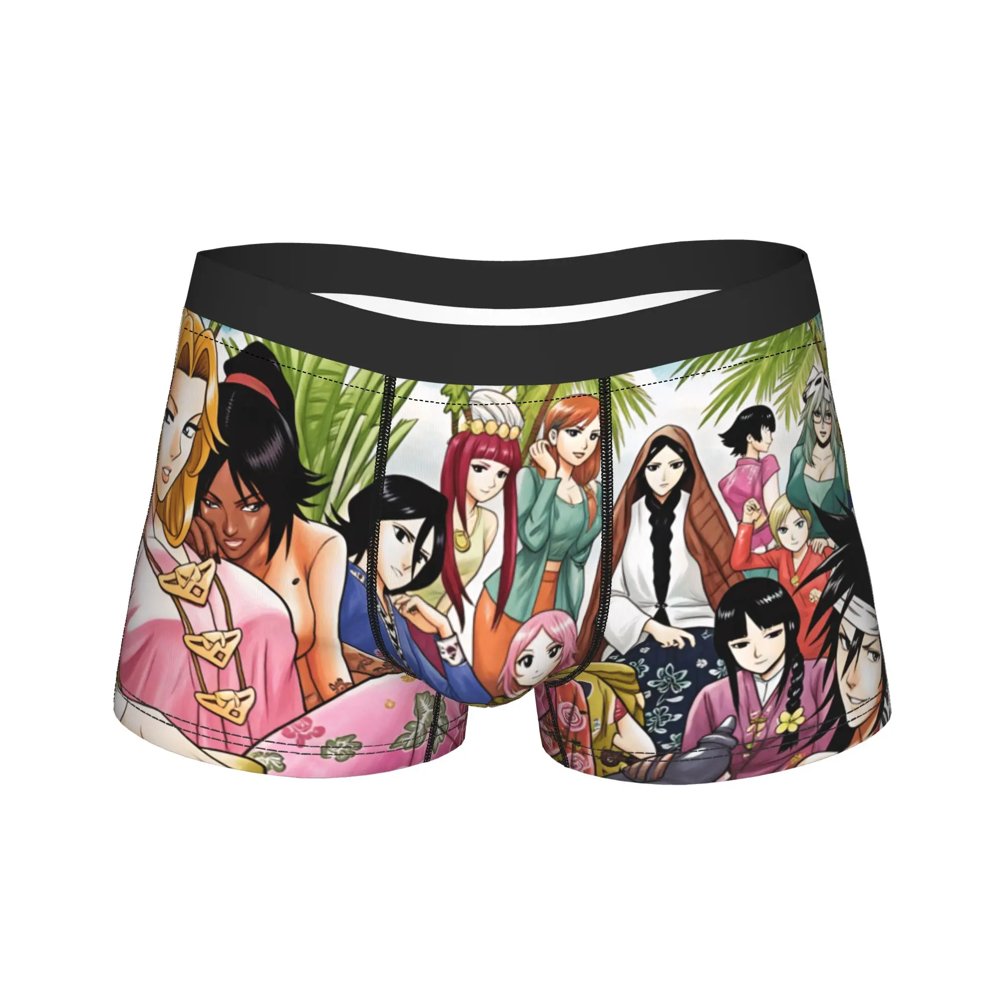 Bleached Female Characters Beach Party Underwear  Men Shorts Briefs Comfortable Boxer Shorts High Quality Plus Size Panties