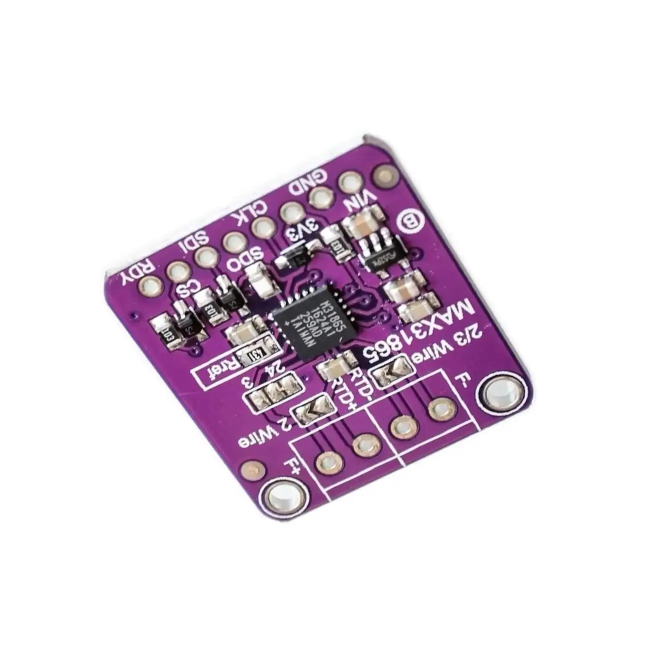 MAX31865 -RTD platinum resistance temperature detector module PT100 to PT1000