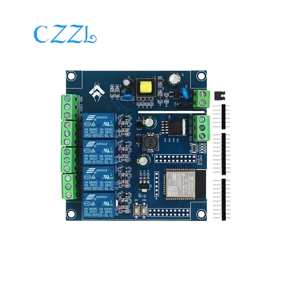 AC / DC power supply ESP32 WiFi Bluetooth ble 4 channel relay module ESP32-WROOM development board