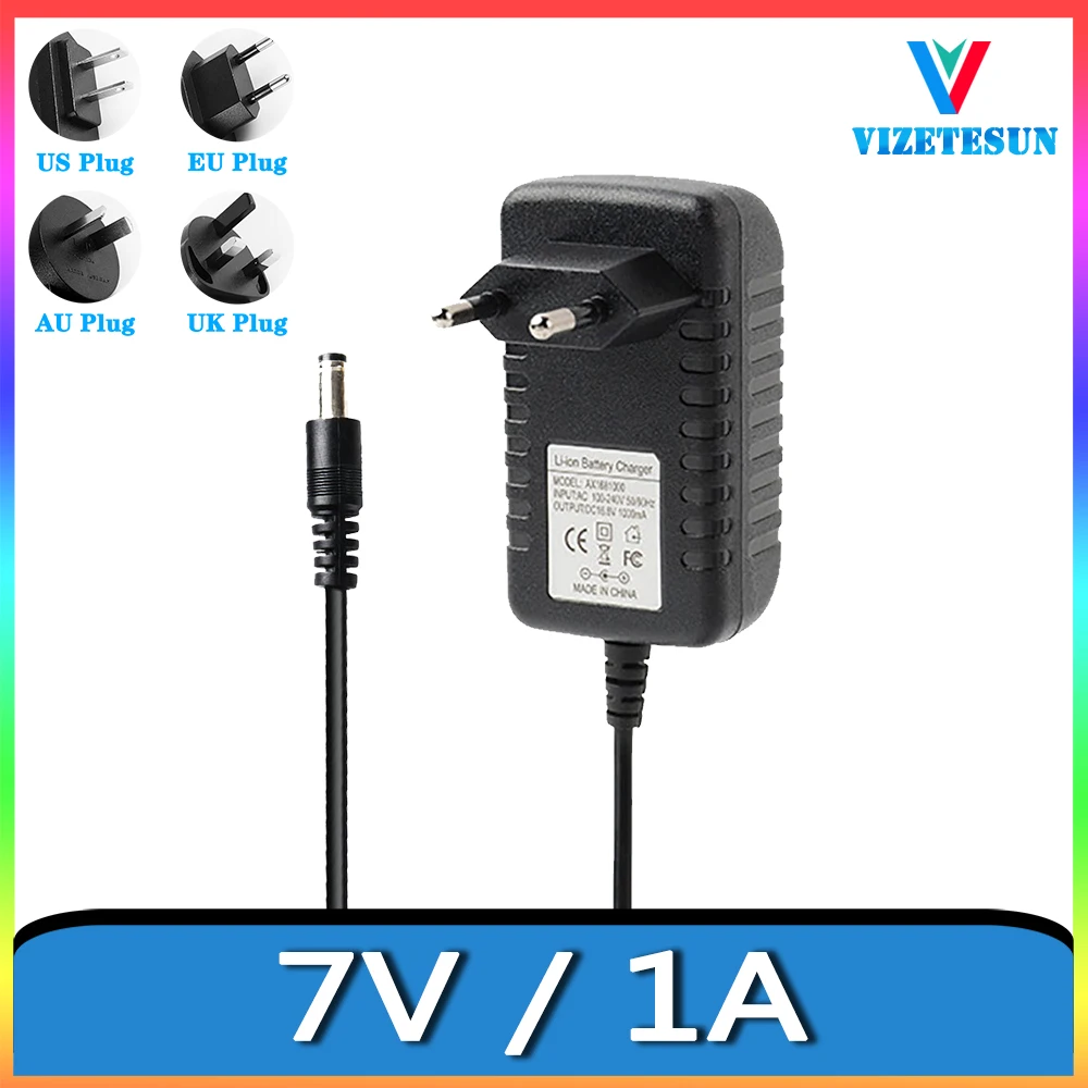 7V 1A Speaker Power Adapter 7V 1000MA DC Voltage Stabilizing Adapter 5.5 * 2.1MM EU Plug US Plug
