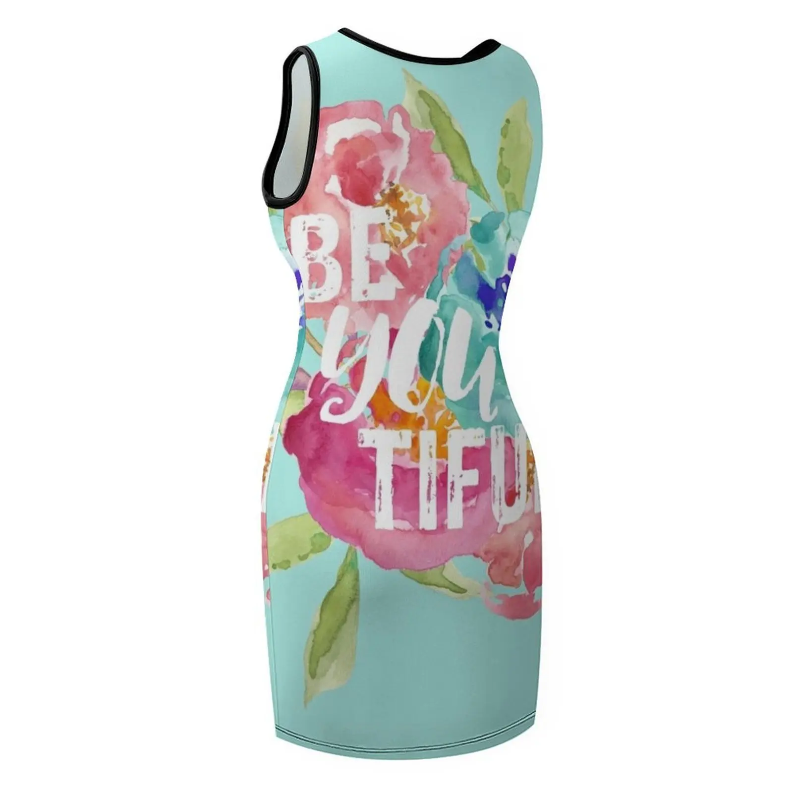 beYOUtiful Bloemen Mouwloze Zonnejurk avondjurken luxe 2025 Dansjurken Damesjurken zomerfeest dames