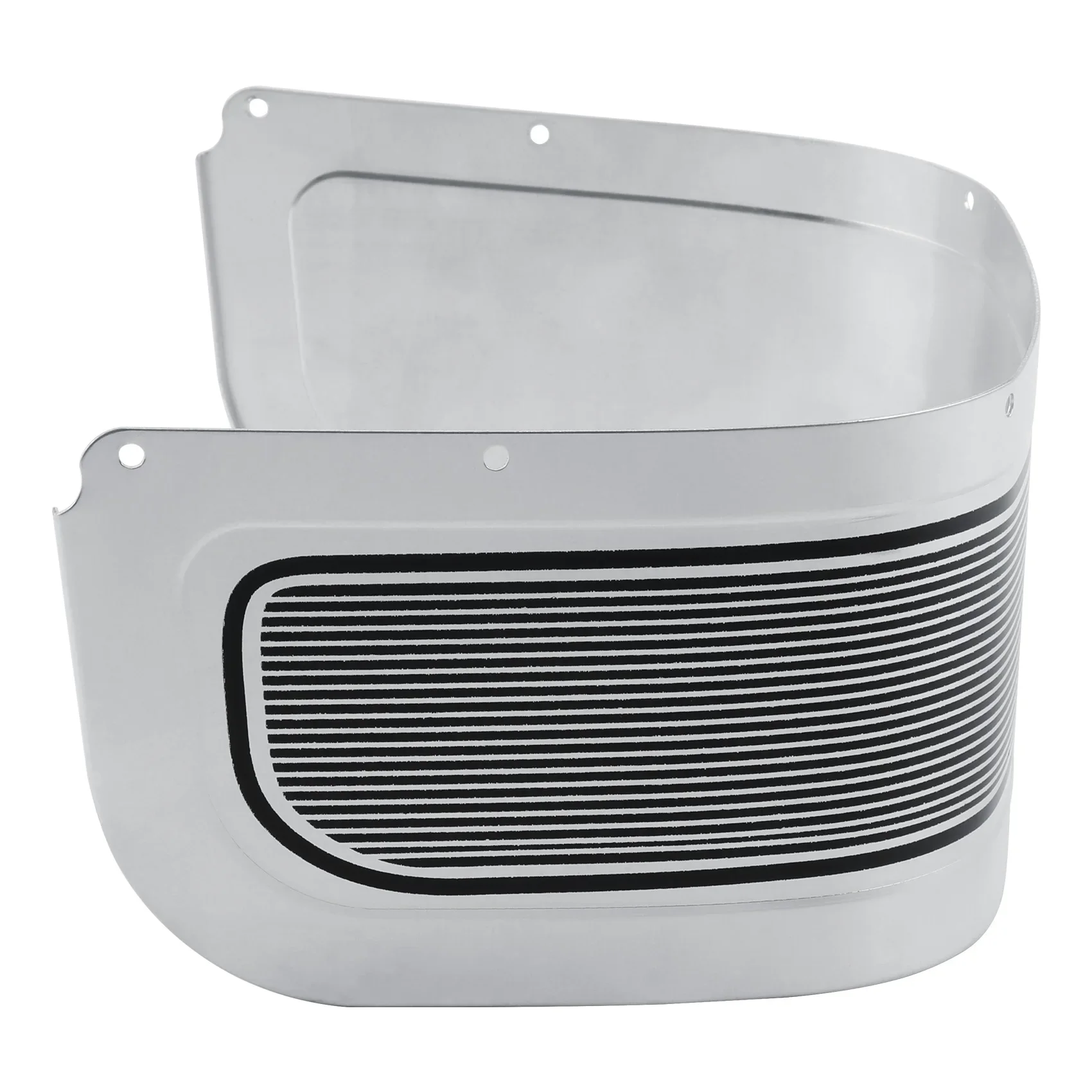 لـ Harley Touring 1980-2013 Street Glide FLHX 2006-2013 2007 Electra Glide Standard FLHT 1995-2009 1996 تنورة الحاجز الأمامي #3