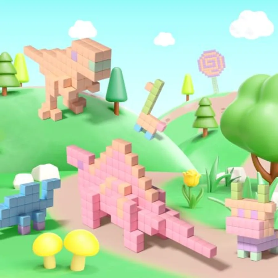 Blocchi magnetici da 30 pezzi Blocchi di costruzione impermeabili in colori Macaron per l'aula prescolare Giocattoli sensoriali ideali per con Auti