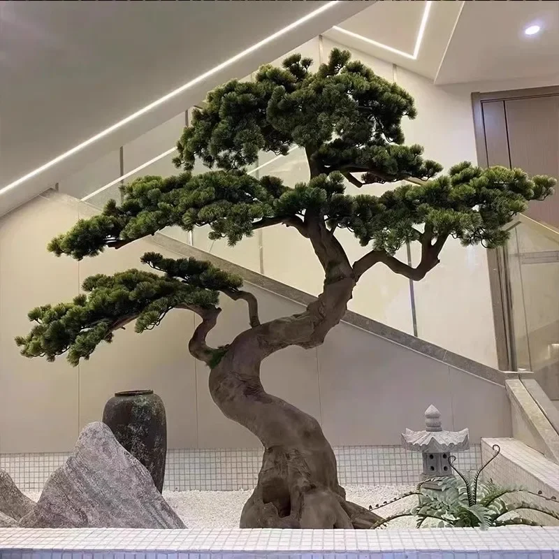 

Simulation Fake Pine Mall Hotel Decoration Beauty Welcome Pine Landscape