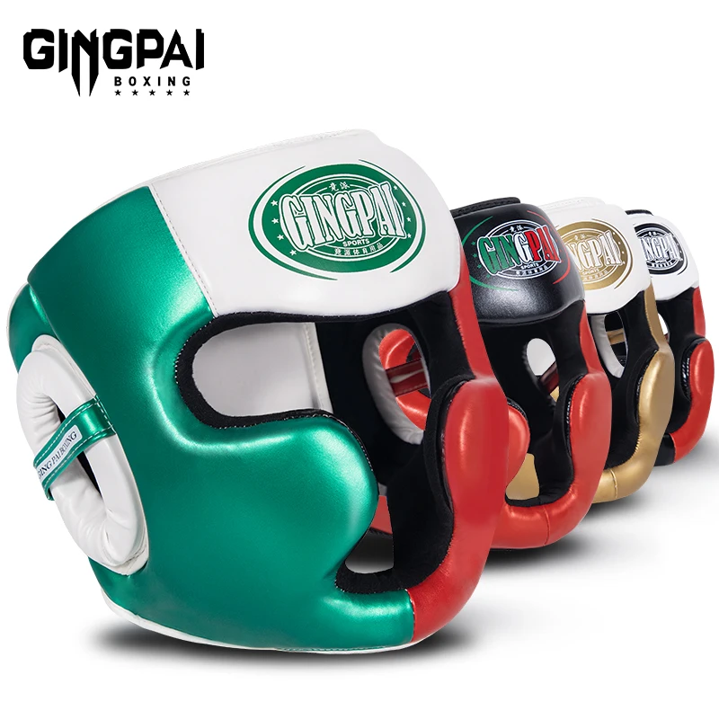 

Closed Head Protection Nose Bridge Boxing Fighting Helmet Full Surrounding Training Protector Free Combat Mask Head Gear