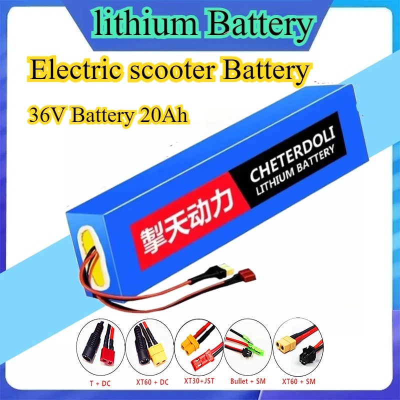 

Hot selling e-bike 36V 10S4P 20Ah 18650 Battery Pack 350W 500W 750W 42v Lithium E-Bike Battery Rechargeable Li-ion Battery