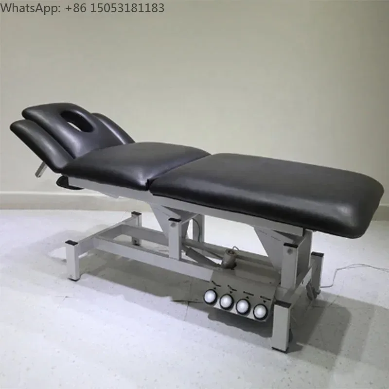 Adjustable Osteopathic Acupuncture Treatment Couch Spa Spine Physiotherapy Rehabilitation Electric Massage Bed