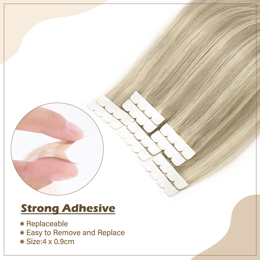 Рисунок 4 - Женские прямые Бесшовные волосы для наращивания ZURIA