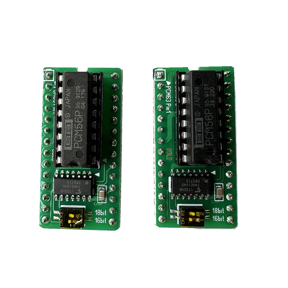 2pcs PCM56/61/AD1860 To PCM63 Decoding Module For DAC