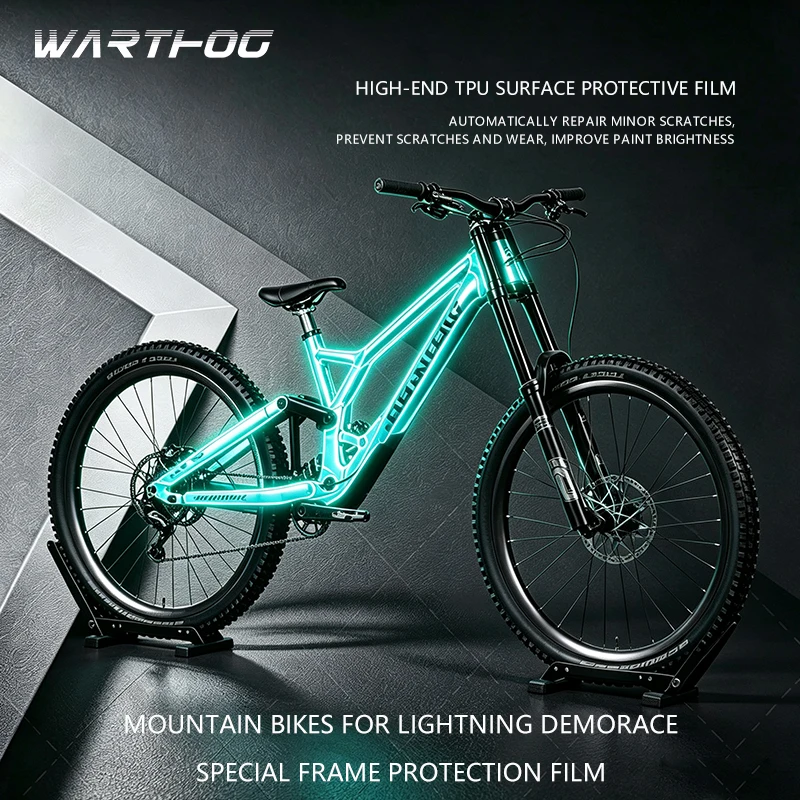 Transparent For Specialized Demo Race Bicycle Film Mountain Bike Frame Protection Film Sticker Invisible Bicycle Accessories