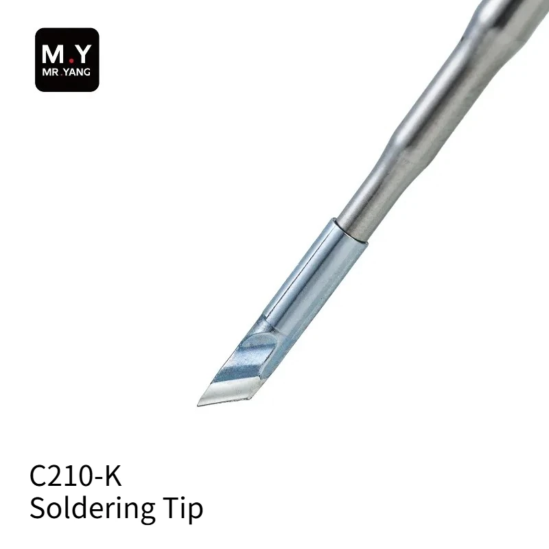 

M.Y C210-K Soldering Tip High Efficiency Heat Core Replacement Tip Fast Melting for Phone PCB Motherboard Repair Tool