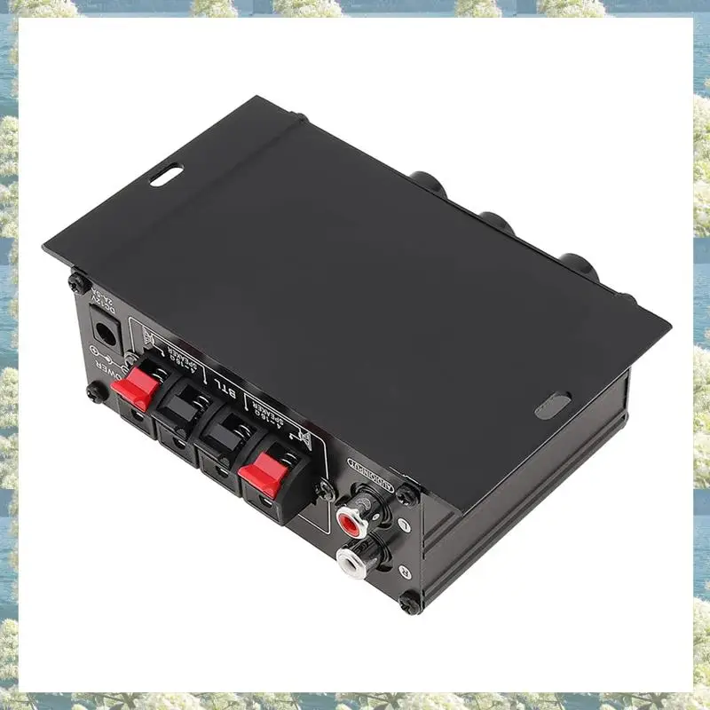 New-3X Power Amplifier Audio Karaoke Home Theater Amplifier 2 Channel Class D Amplifier USB/SD AUX Input