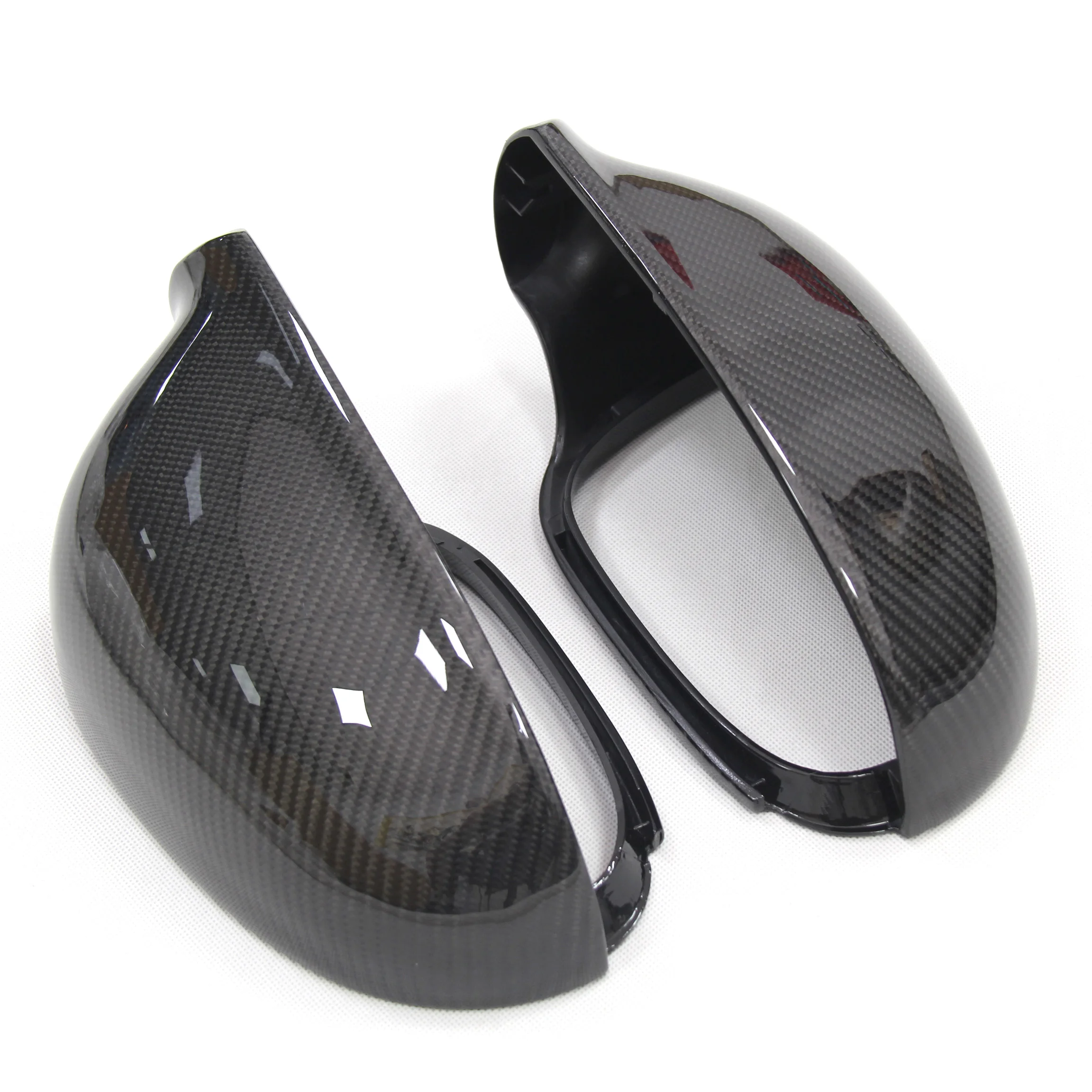 Replacement Real Carbon Fiber Rear View Side Mirror Cover For Volkswagen VW Golf 5 MK5 GTI 2003-2008 Jetta MK5 2005-2011