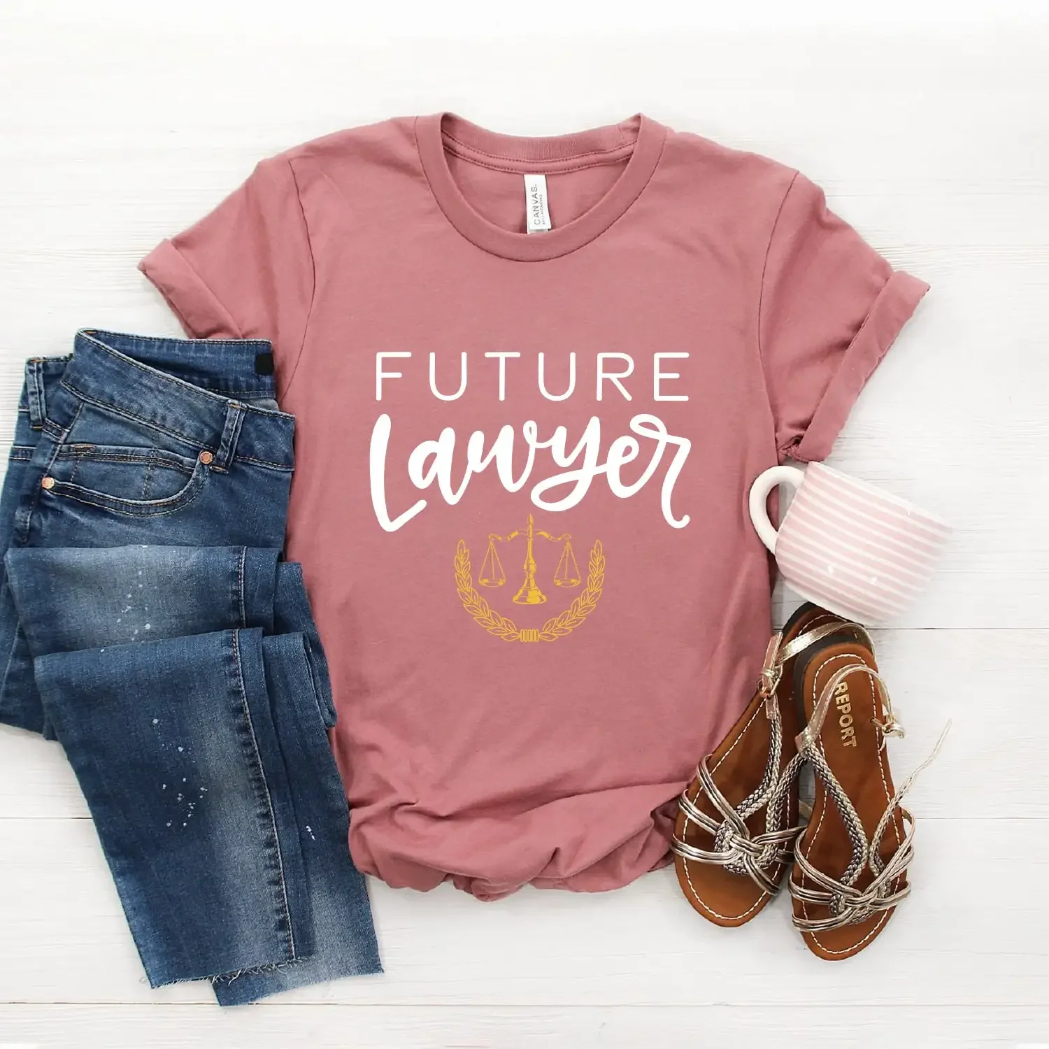 T-shirt d'avocat pour la remise des diplômes de l'école de droit Future Softstyle