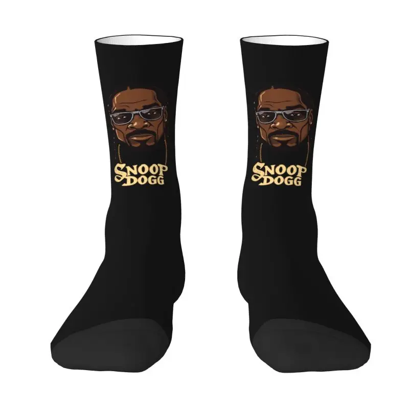 

Мужские носки Snoop Dogg Rock Roll на заказ, крутые классические носки унисекс с 3D принтом