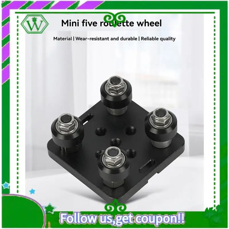 Reliable-V-Slot Gantry Plate Set 2020 Aluminum Profiles Special Slide Plate With Pulley For 3D Printer Parts B