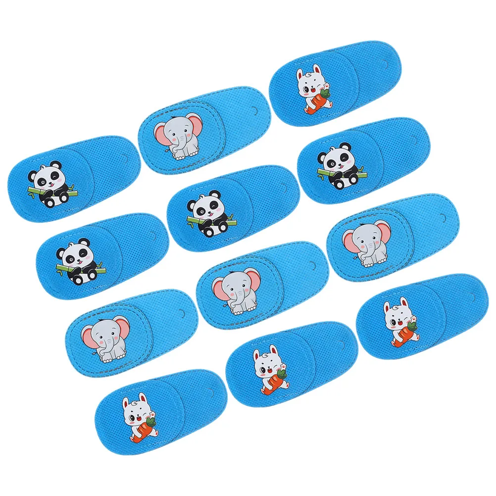 12 Stück Kinder-Patches, Amblyopie, Training, Sehkorrektur-Patch für Lazy Eye, Vliesstoff, bequem, wiederverwendbar, für Kleinkinder und Erwachsene