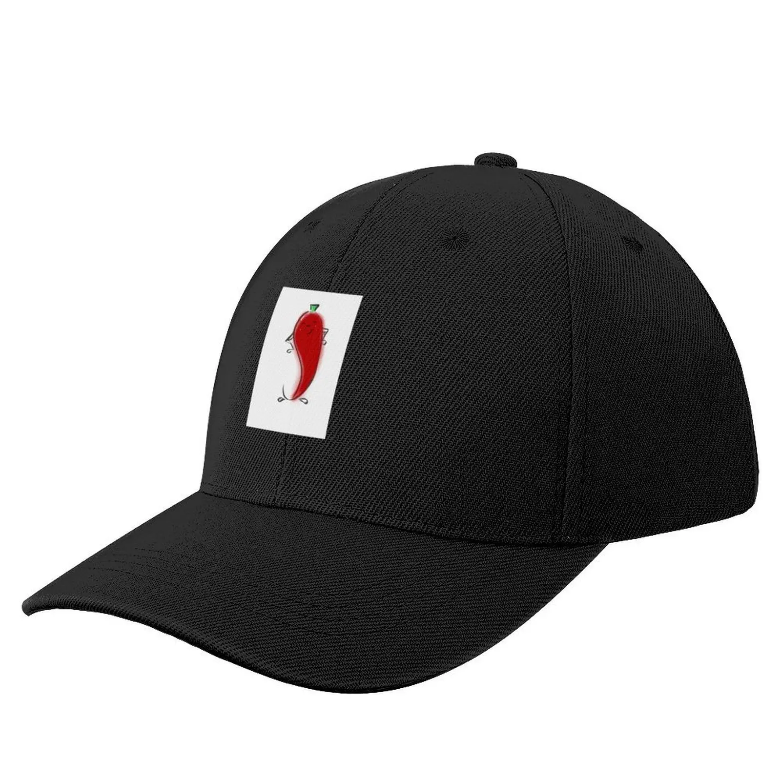 Happy Red Chilli Pepper Baseball Cap Hat Luxury Brand Sunscreen Military Cap Man Women's Beach Outlet 2024 Men's