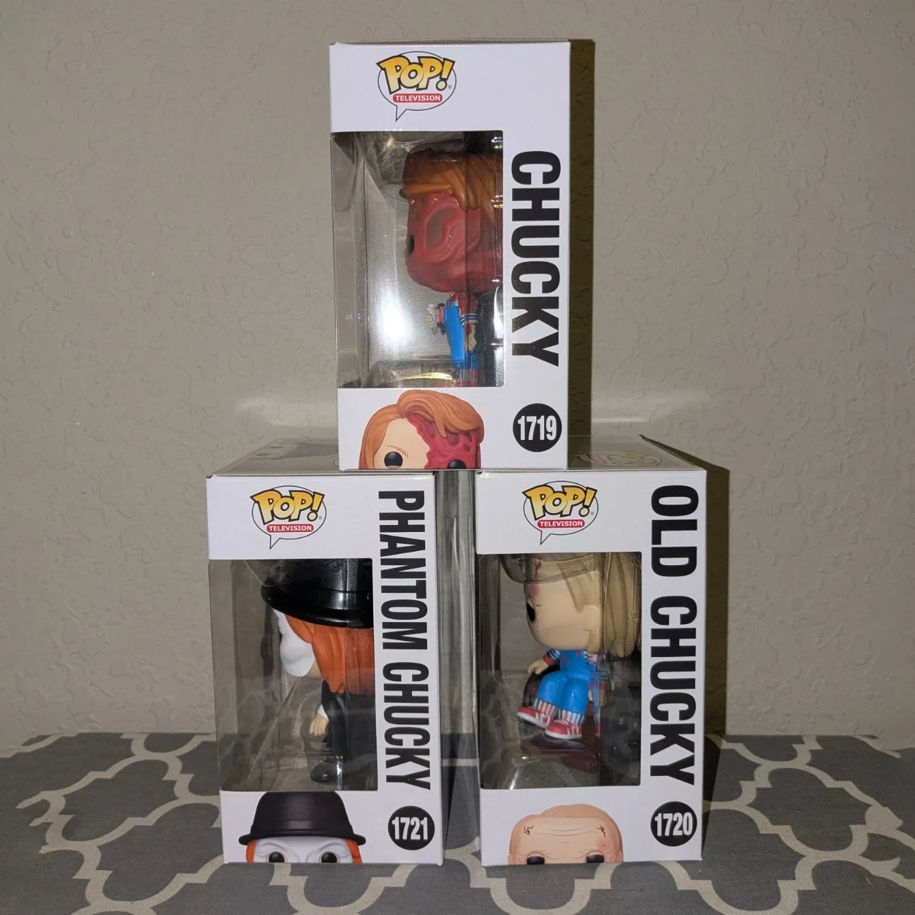 

Chucky (Melted Face) 1719FUNKO POP Figure Old Chucky1720 Phantom Chucky 1721,Figures Collectible Limited Edition Toy Gift