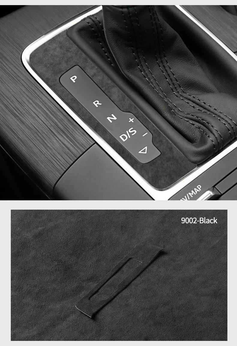 Für Audi Sport 8V A3 S3 (2014-2019) Hergestellt aus Alcantara Gear Shifter Panel Trim Aufkleber Auto Performance Interior Tuning Zubehör – Detail 8