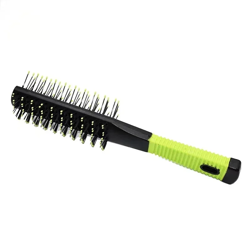 

Double row plastic double side rib hair leather massage comb anti-static board comb curl hair comb