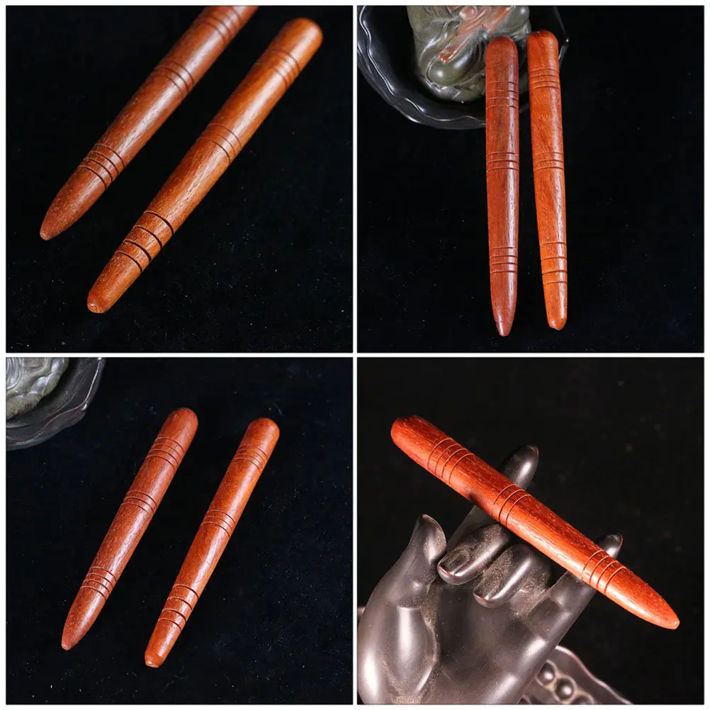 

4Pcs Acupressure Pen Premium Wood Massage Sticks Body Relaxation Pain Relief Portable Acupuncture Point Rod Self-Massage Tool