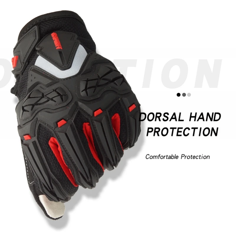 

Summer RS01 Full-finger Motorcycle Gloves Riding Protective Gear Rider Breathable Anti-fall Men Women Moto Bike Gloves