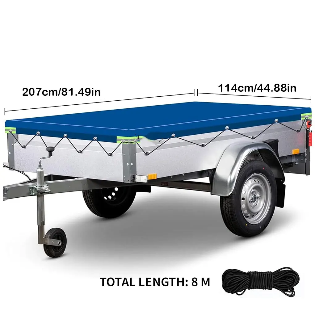 Trailer Tarpaulin Flat Tarpaulin Trailer Cover Transport Storage Easy To Carry