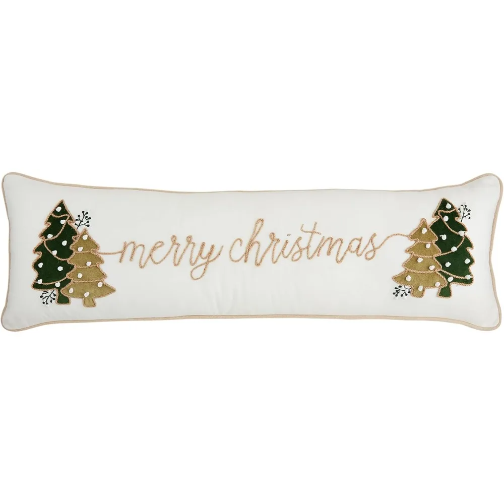 Velvet Applique Xmas Pillow, 11