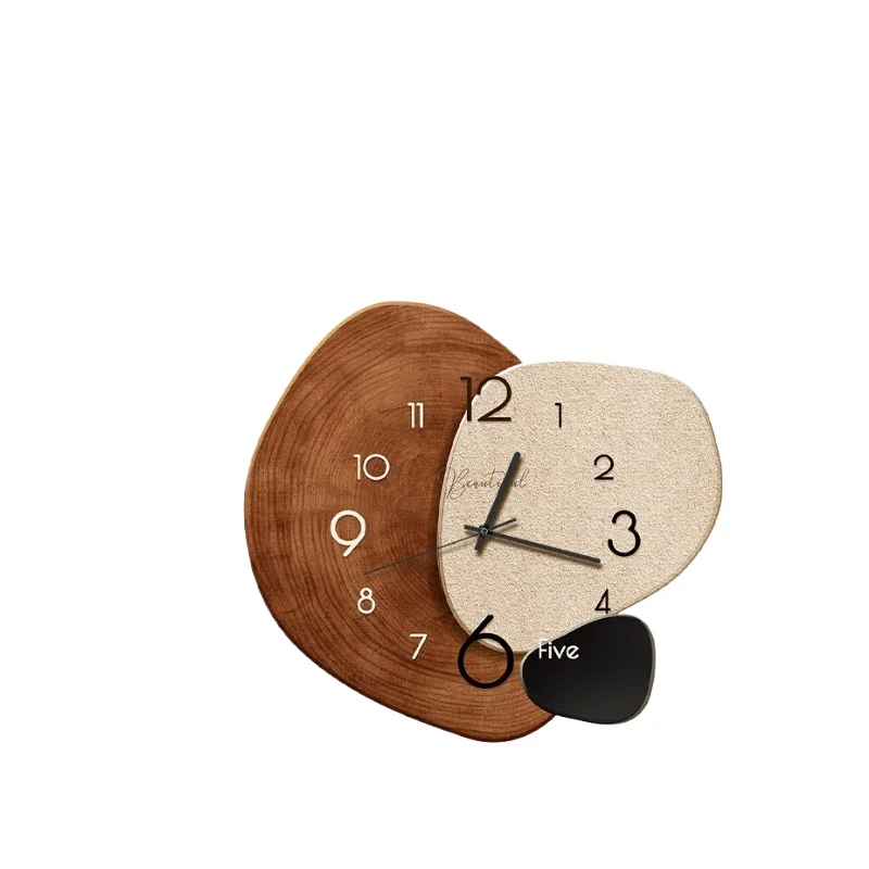 For hour pendulum Desktop clock Desktop clock Living room wall clock ornament