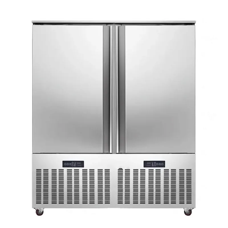 

24-Plate commercial kitchen equipment stainless steel cart-type quick-freezing cabinet ultra-low temperature frost-free freezer