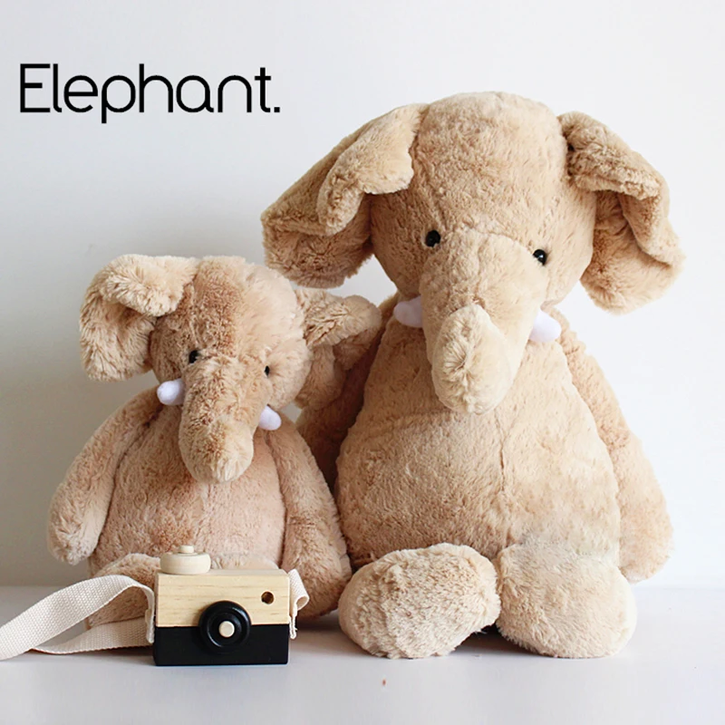 

40cm Soft Lovely Elephant Doll for Baby Kids Appease Toys Fluffy Stuffed Animals Infant Kawaii Birthday Gifts