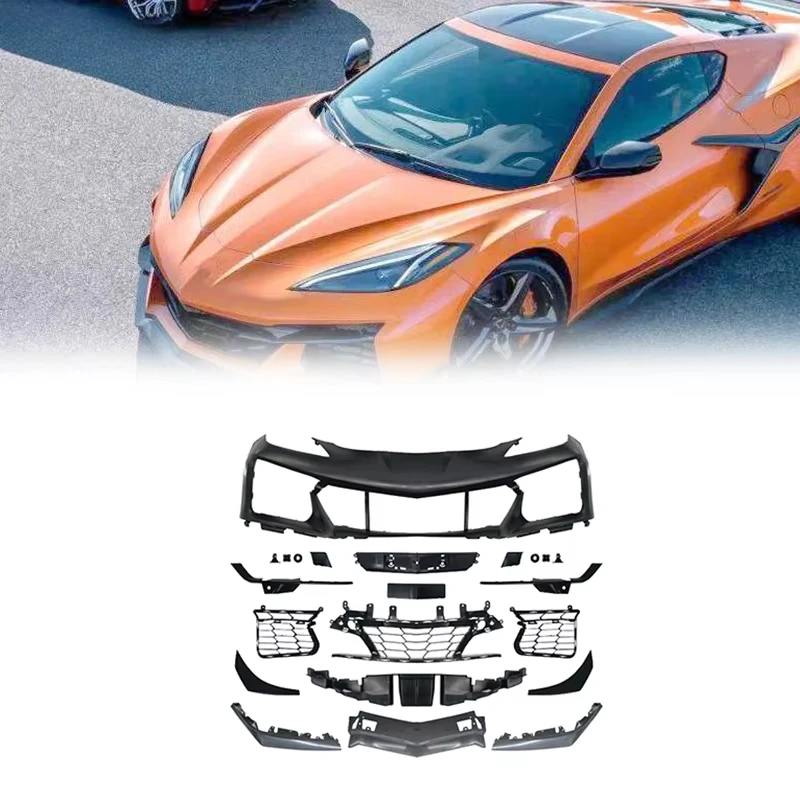 

New High Quality Front Bumper Kit for Corvette C8 Upgrade to Z06