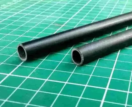 Tube en Fiber de verre/fibre de 8mm x 5mm (2 pièces) 330mm 33cm pour drone RC H4 680 650 600 550 cadre de quadrirotor pliant train d'atterrissage à cardan