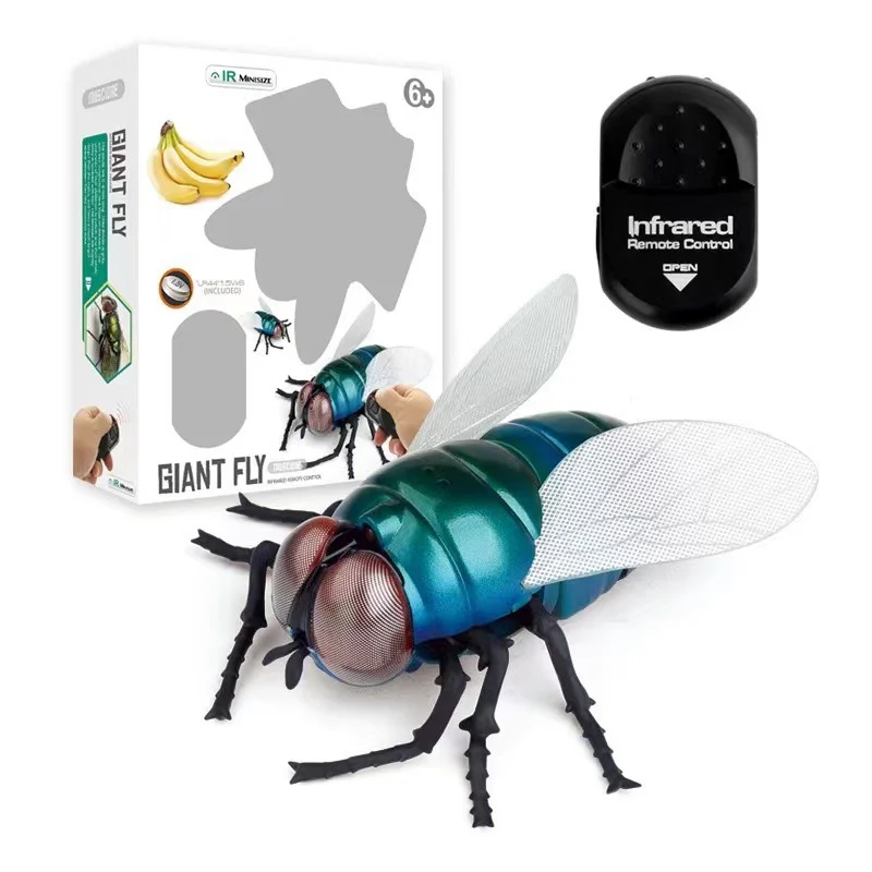 Stunt Electric Fly Pet Remote Control Simulation Animal Machine Toy Halloween Christmas Adult Prank Insect Mini Gift