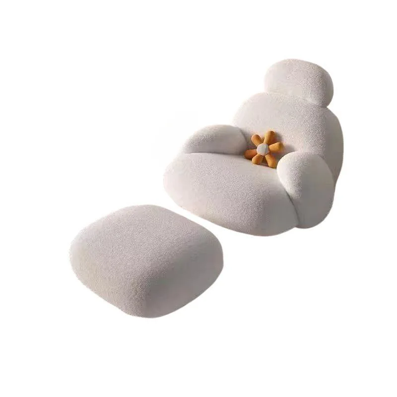 

Rocking big white rocking chair balcony Internet celebrity sofa living room casual simple single lazy bedroom