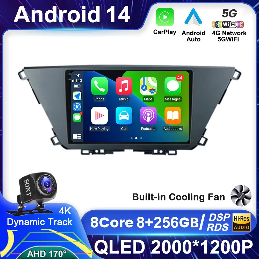 

Android 14 For Kia Carens KY 4 IV 2022 - 2023 RHD GPSNavigation Car Radio Multimedia Player Carplay Auto Stereo 360 Camera QLED